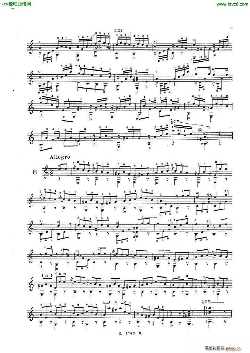 Mauro Giuliani Le Papillon op 50(����V)3