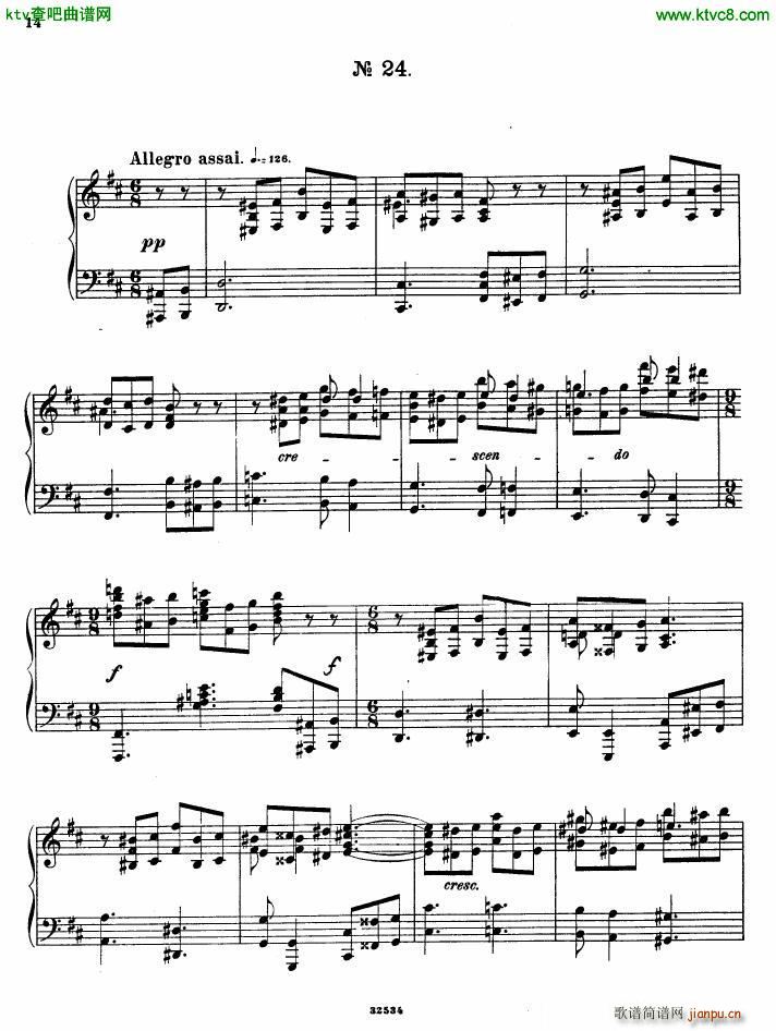 Gliere 25 Preludes op30 Book5(����V)12