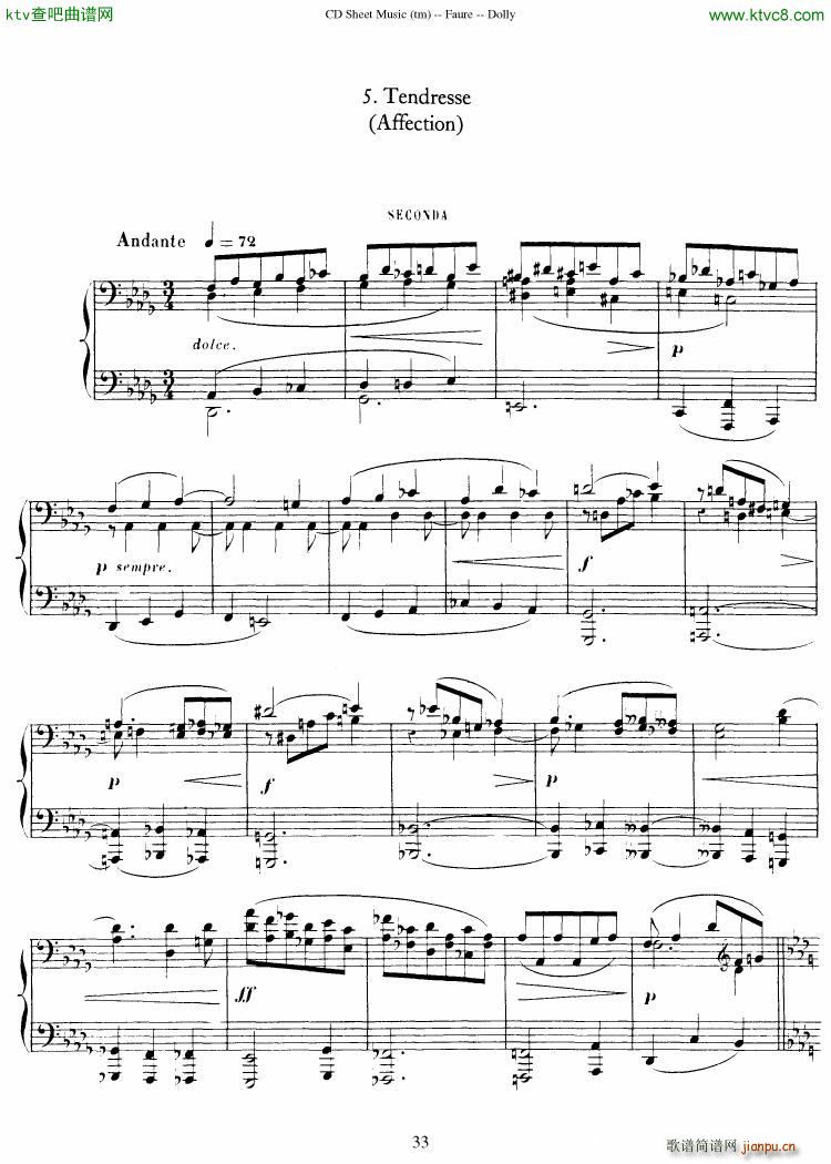 Faur�� op 56 Dolly Suite(����V)34