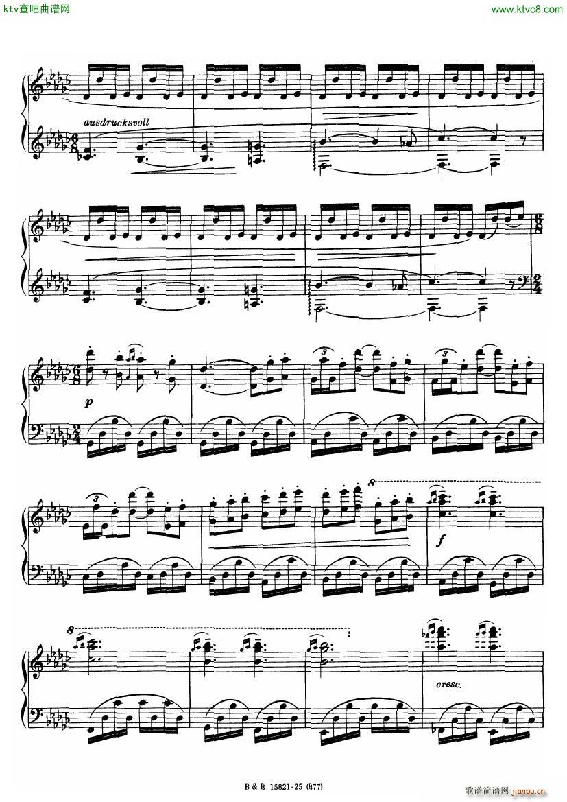 D Albert op 29 no 5 Bagatellen(����V)23