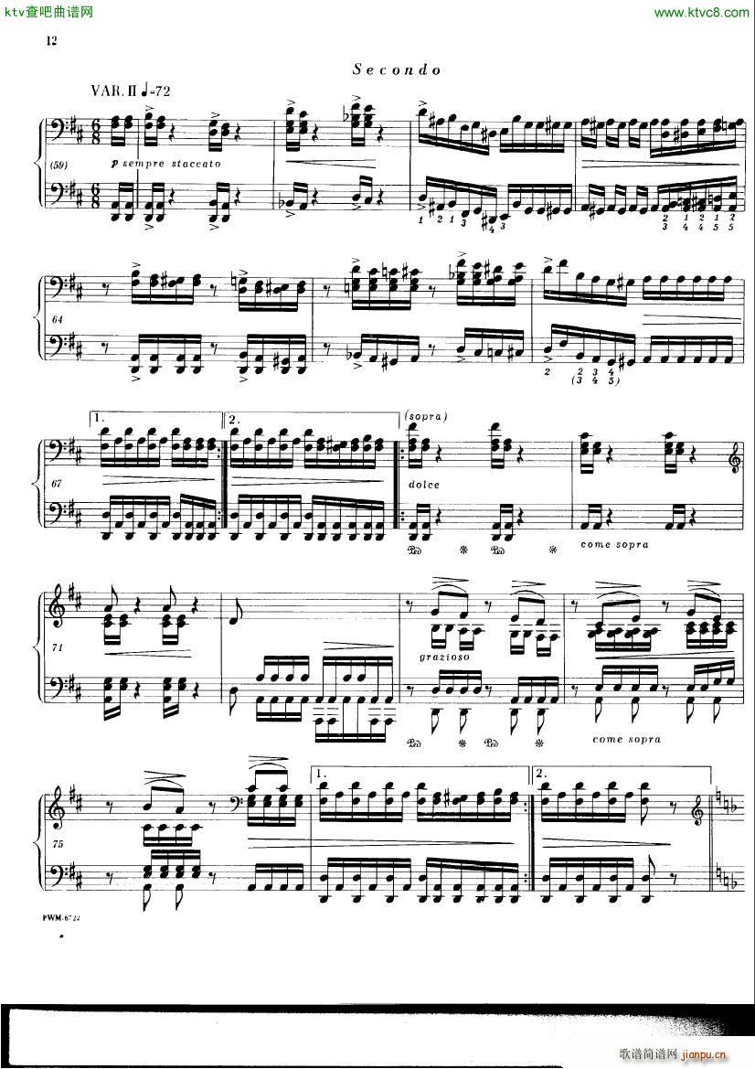 Chopin ekier variations in D(����V)10
