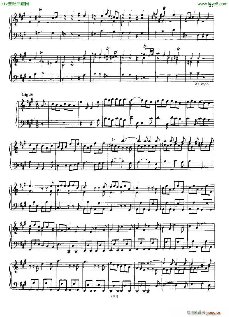 H ndel 1 Suiten for Piano Book 2(����V)28