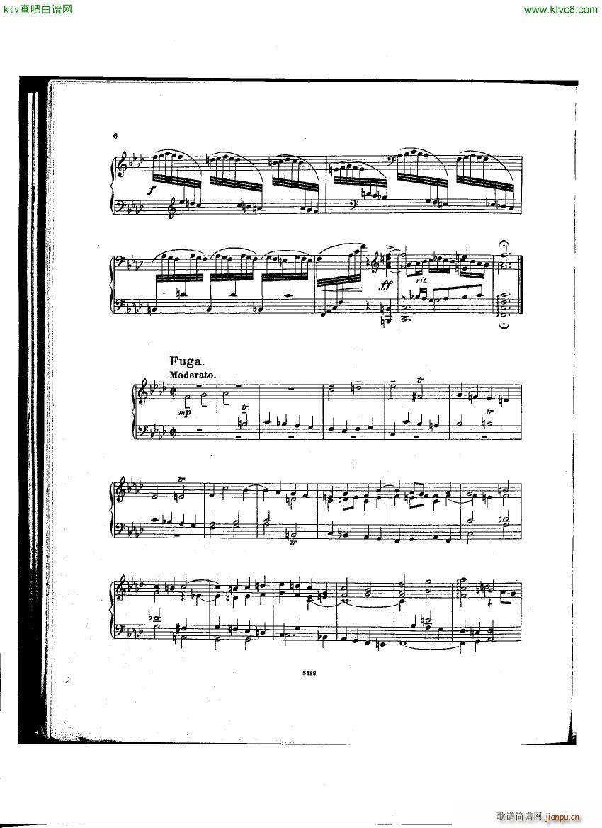Bach D Albert Prelude and Fugue f min(����V)6