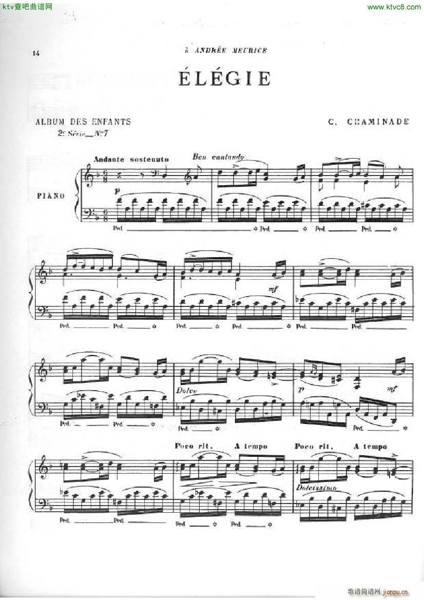 Chaminade Album des enfants 2e s��rie op 126(����V)13