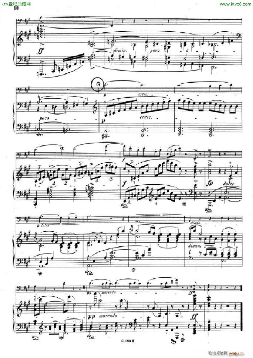 Hummel Sonata for cello and piano(����V)10
