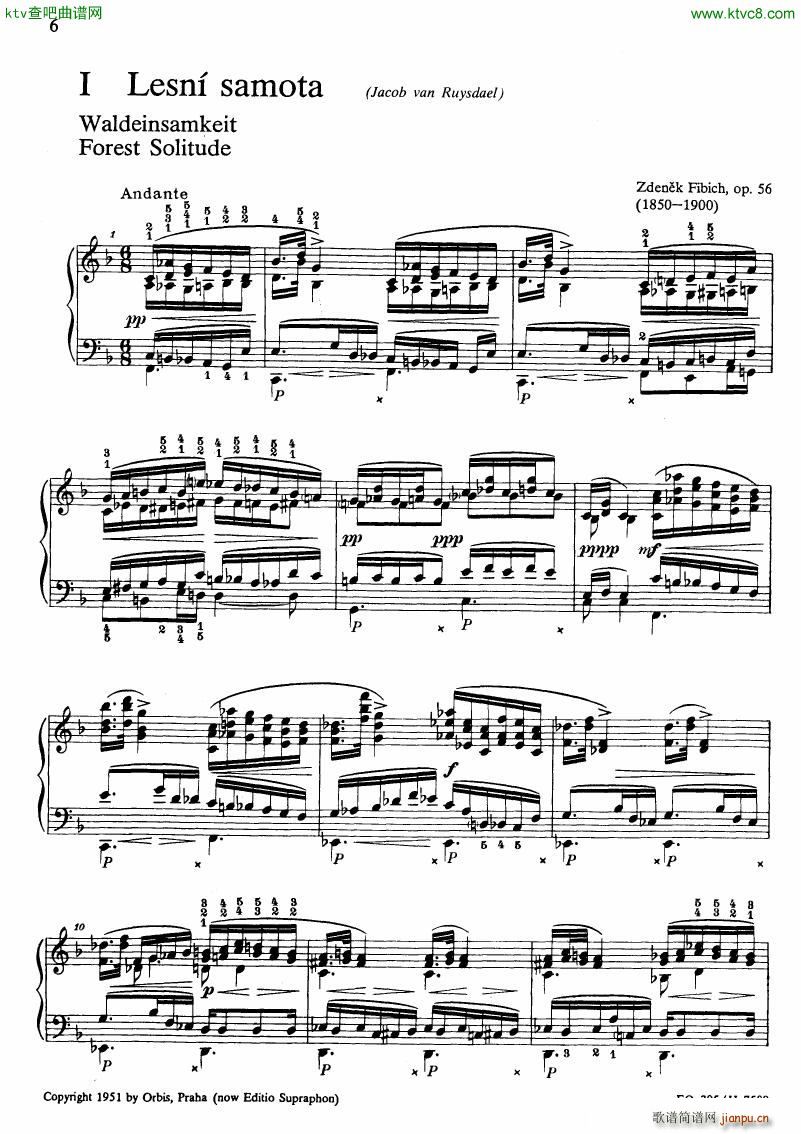 Fibich studies of painters op 56(����V)1