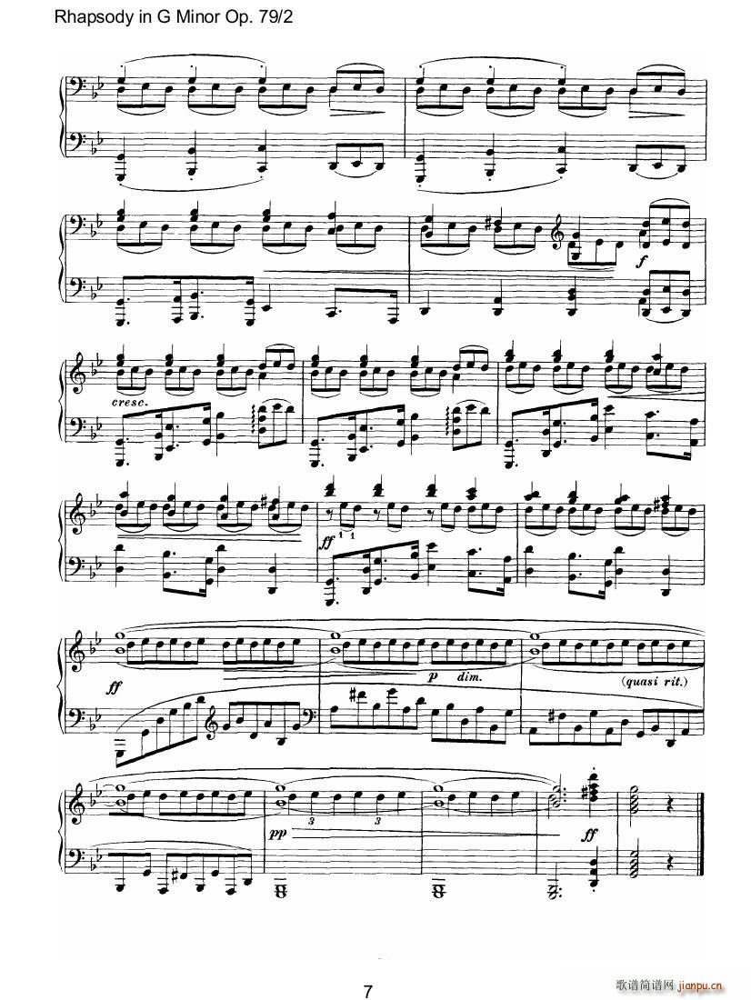 Brahms Rhapsody Op79 2(����V)7