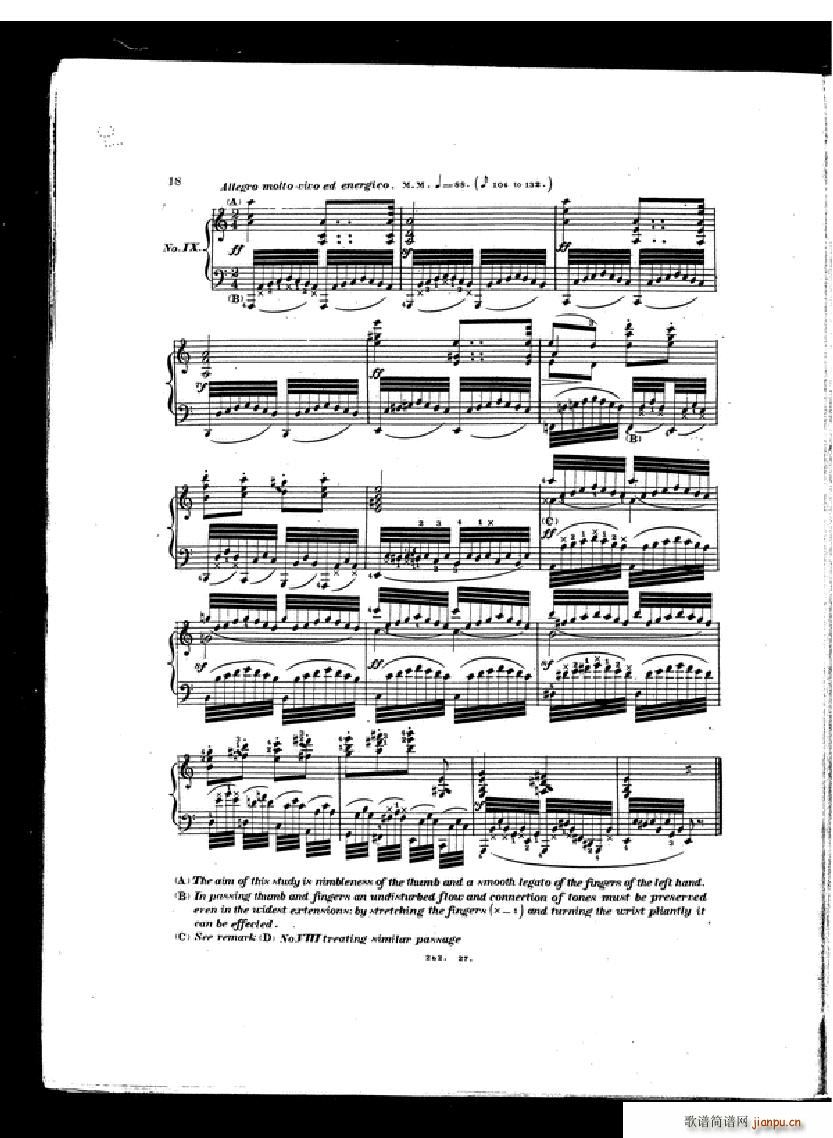 Czerny Etudes de la velocite book II(����V)16