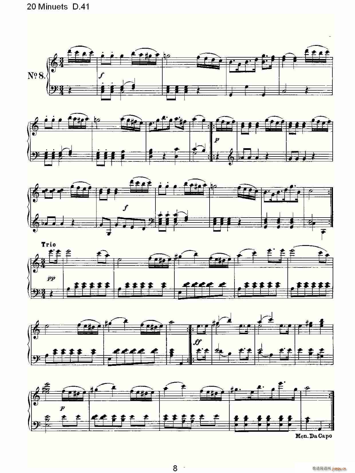 20 Minuets D.41(ʮ�ּ�����)8