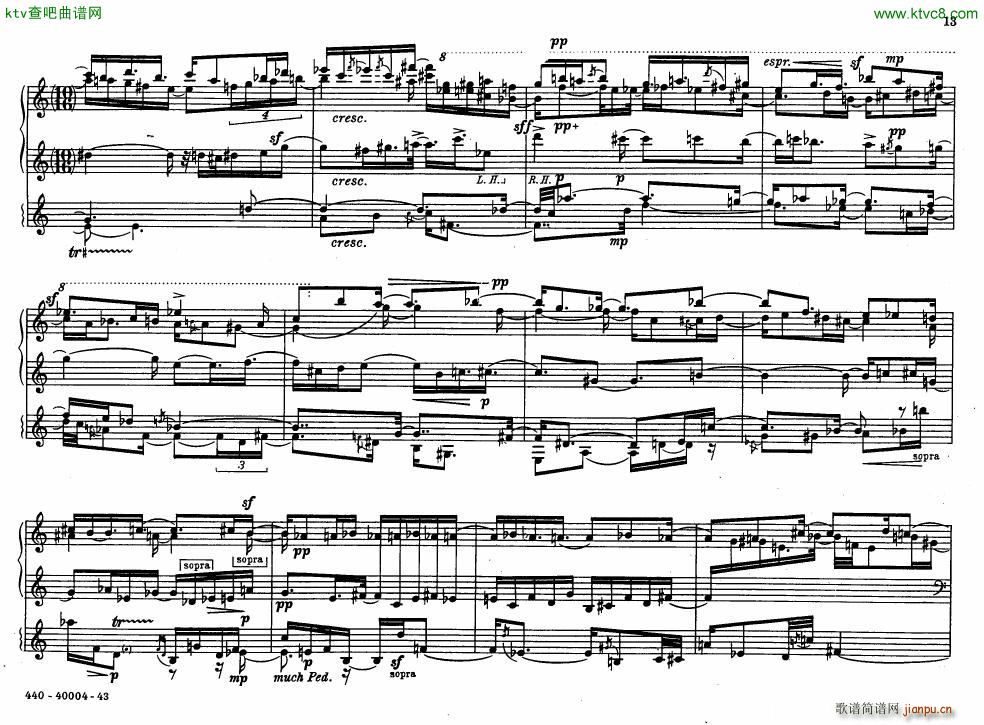 Bolcom 12 etudes for piano(����V)13