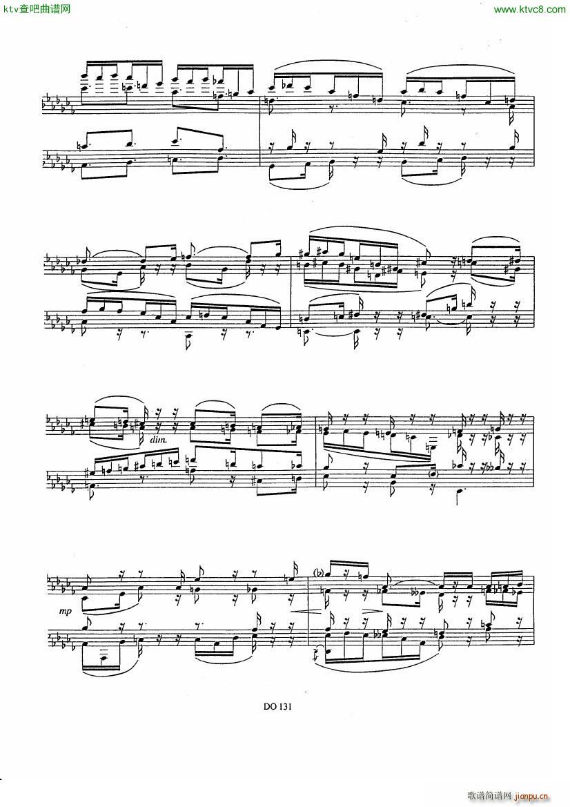 Etude No 12 Pr��lude et Fugue(����V)10