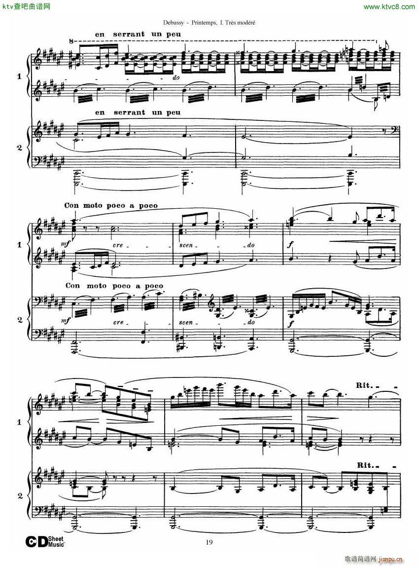 Debussy Printemps I(����V)19
