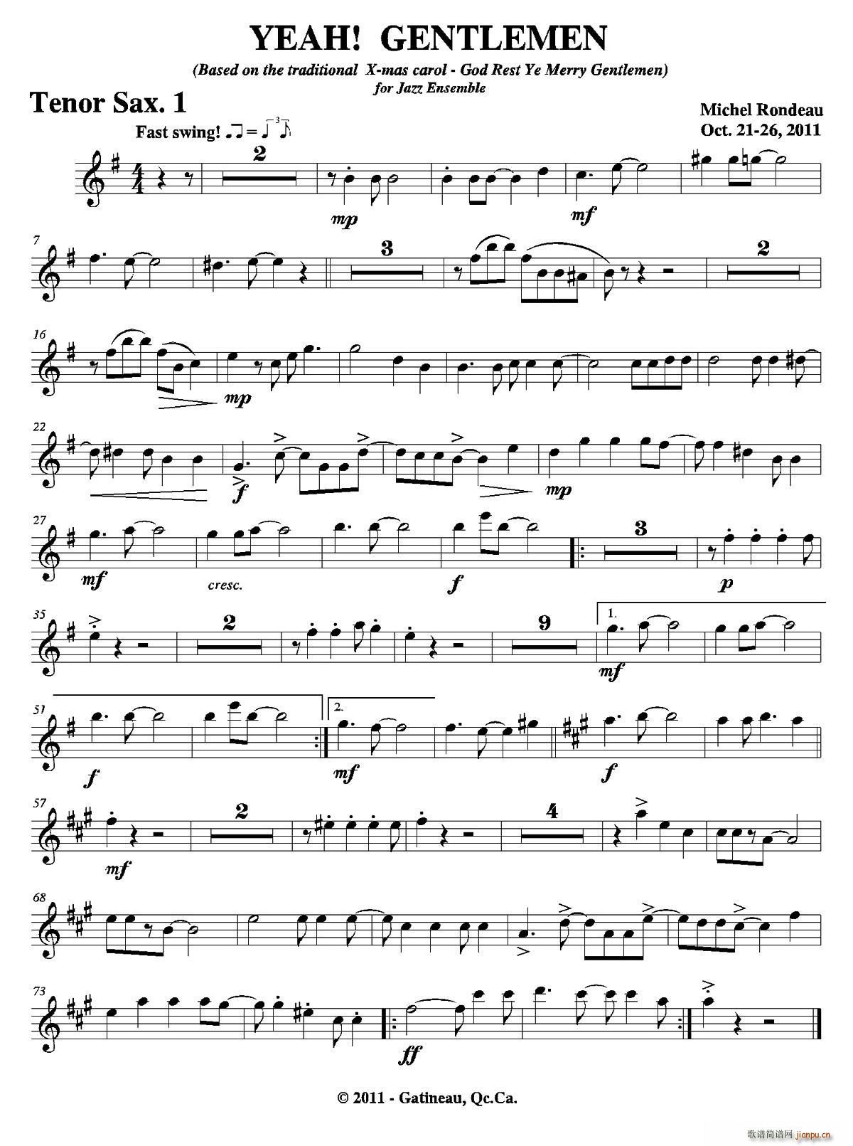 YEAH GENTLEMEN ��һ�������_��˹(ʮ�ּ�����)1