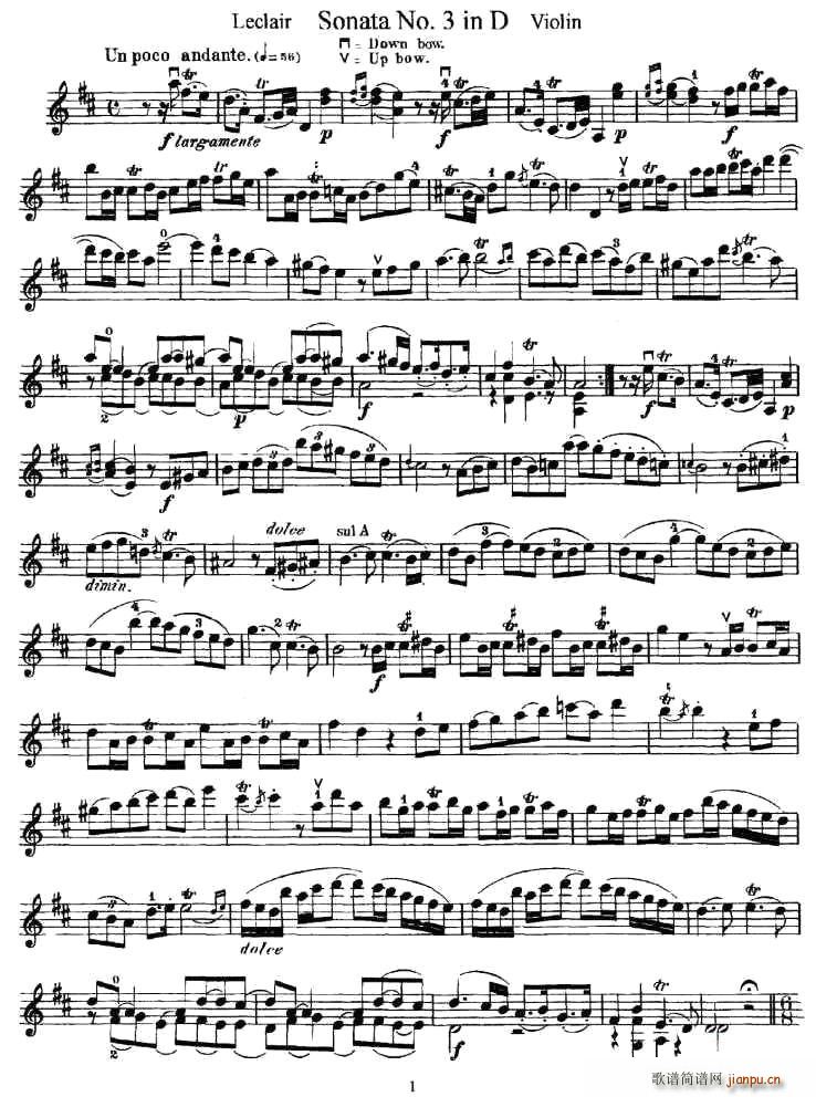 Sonata No.3 in D(ʮ�ּ�����)1