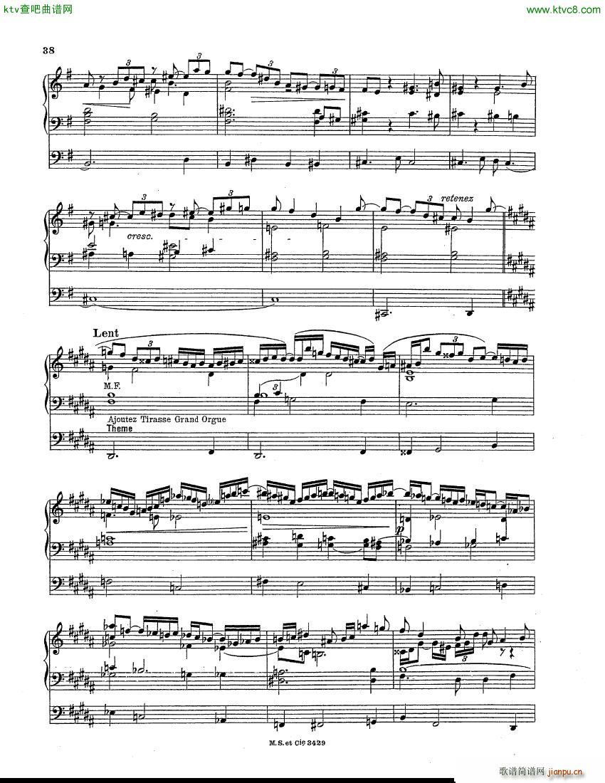 Berthier Paul Variations pour Grand orgue(����V)9