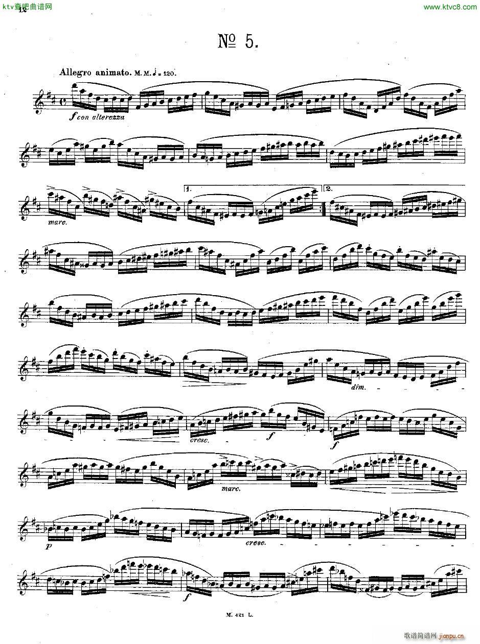 Andersen op 15 24 grosse Et��den fl solo(����V)12