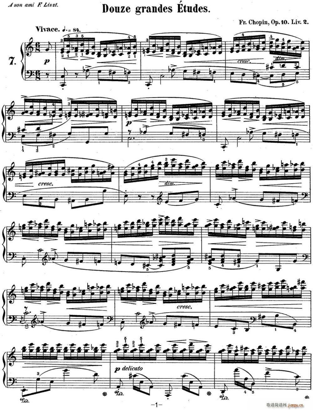 Ф�����7 Op 10 No 7 C���{ C major(����V)1