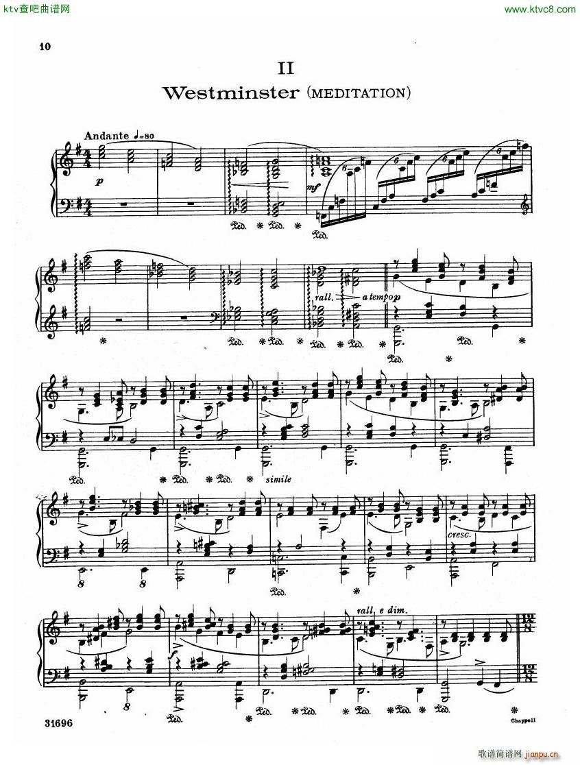 Coates London Suite Piano Suite(����V)10