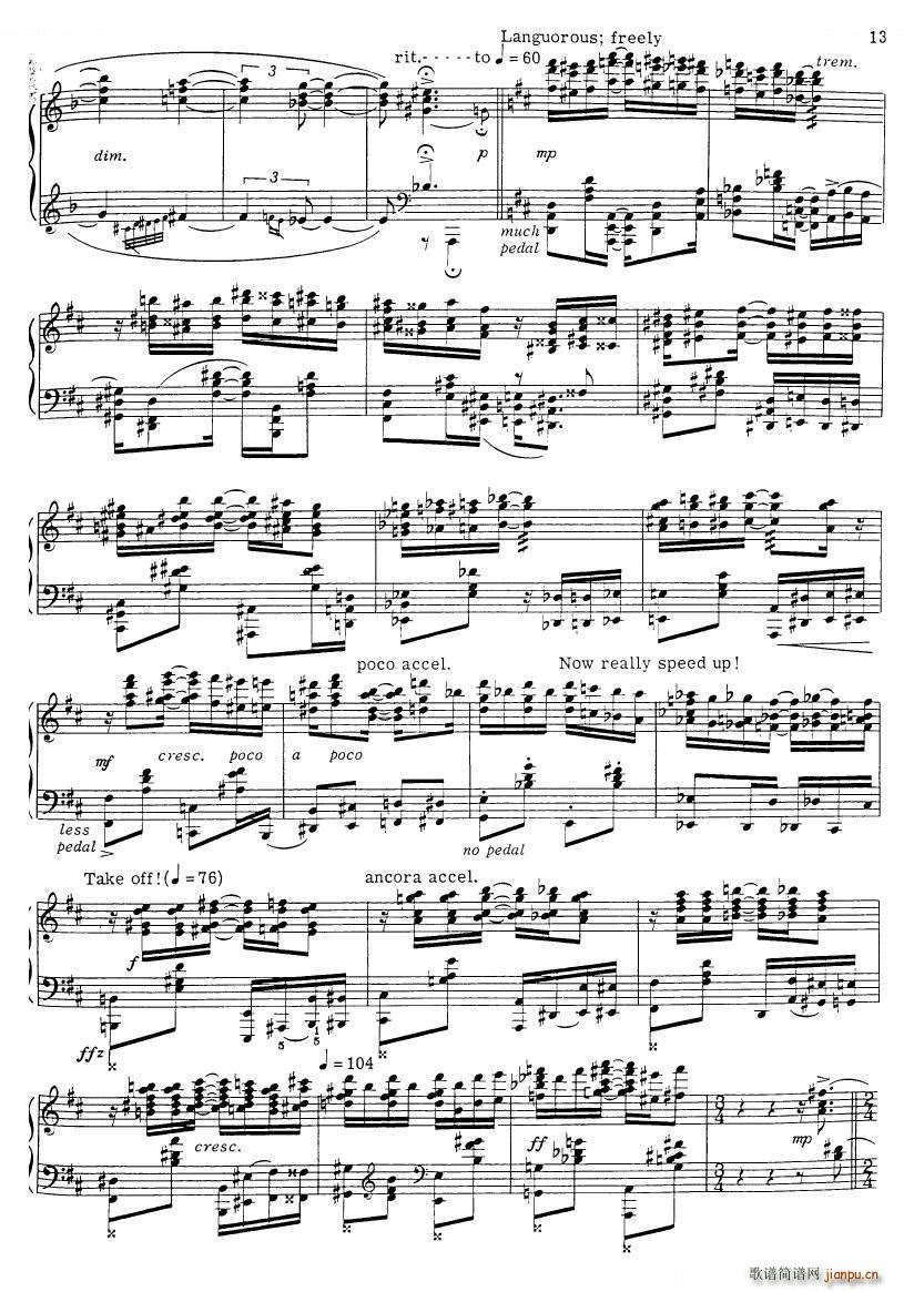 Garden of Eden 4 Rags for Piano(����V)14