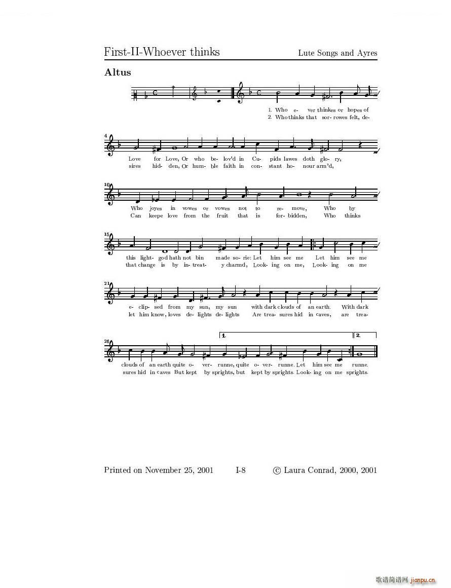 Dowland Lute Music һ Lute Music һ(ʮ�ּ�����)14