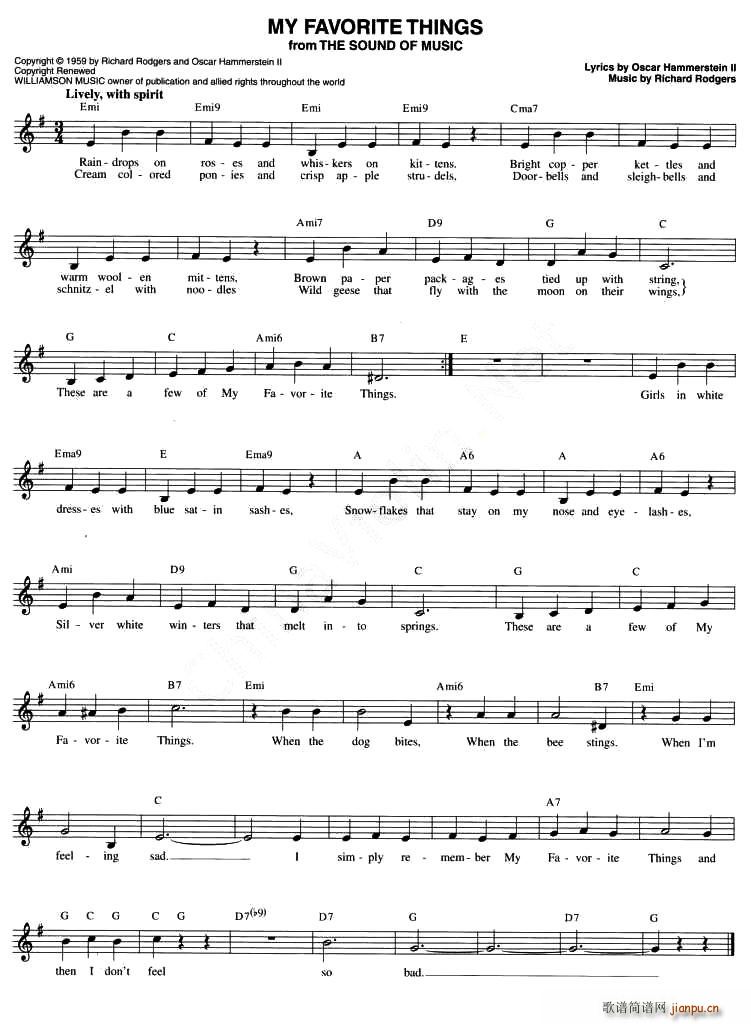 MY FAVORITE THINGS(ʮ�ּ�����)1