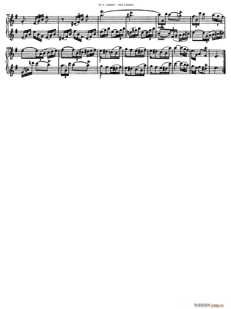 Six Duets 6�׶����� 1(���V)7