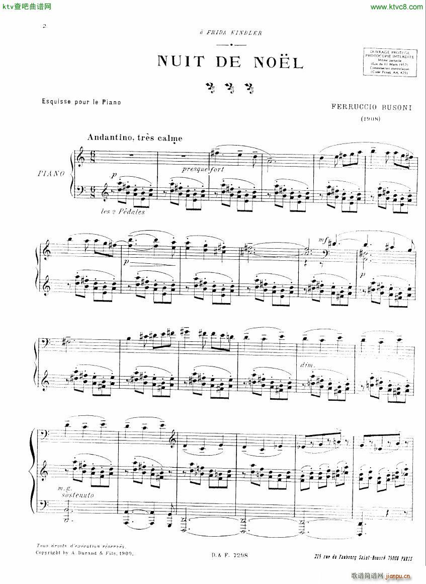 Busoni Nuit De Noel(����V)1