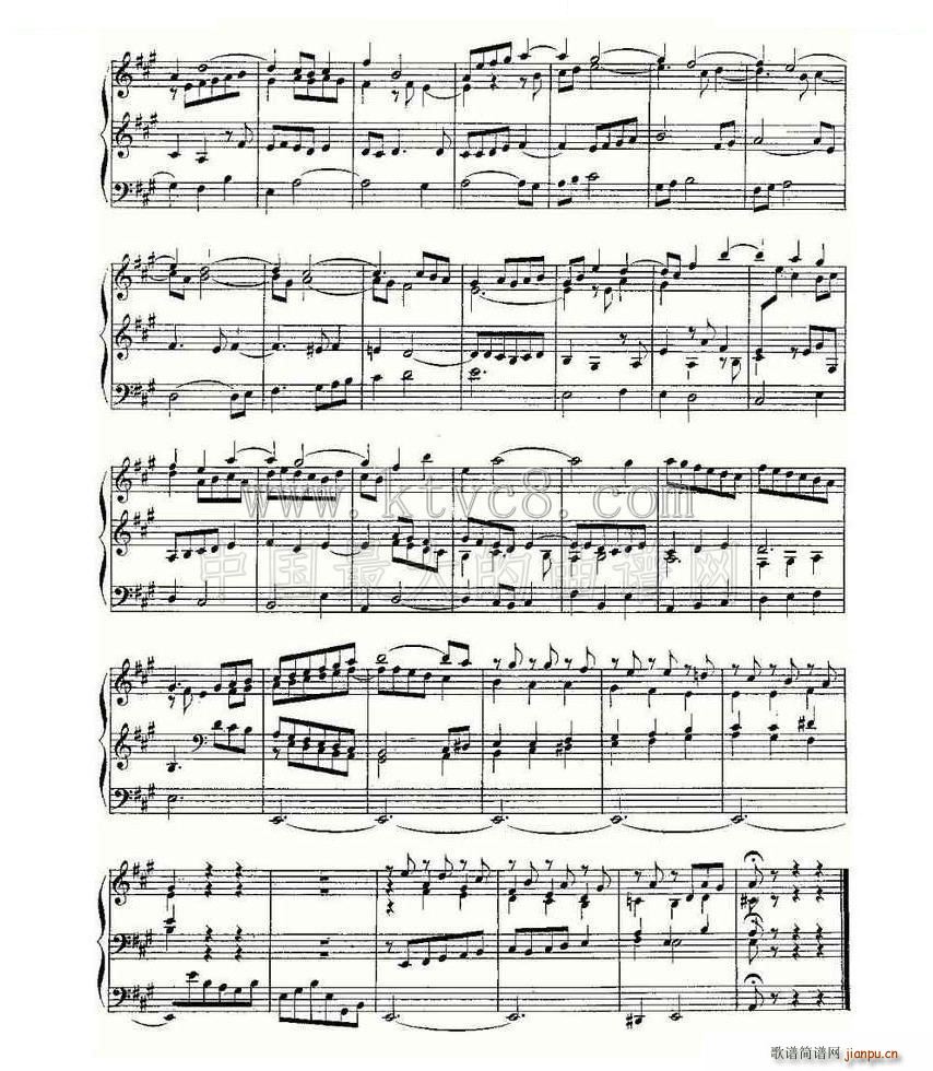 Prelude and Fugue in A Major BWV 536 ���L(f��ng)���V(ʮ�ּ�����)7