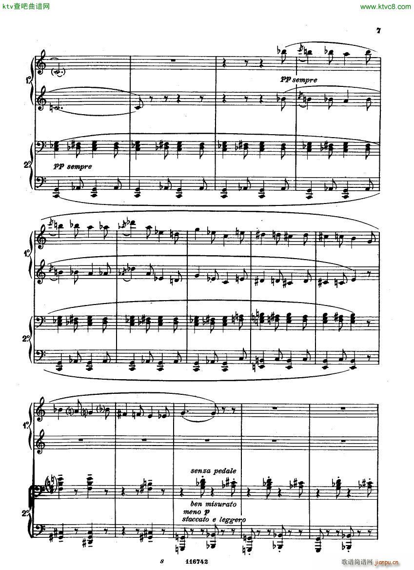 Casella Five Easy Pieces Pupazzetti 4 hands 1915(����V)7