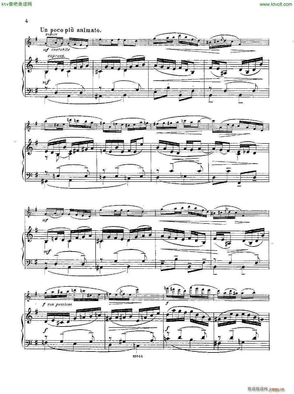 Andersen op 62 Dix Morceaux fl pno(����V)8