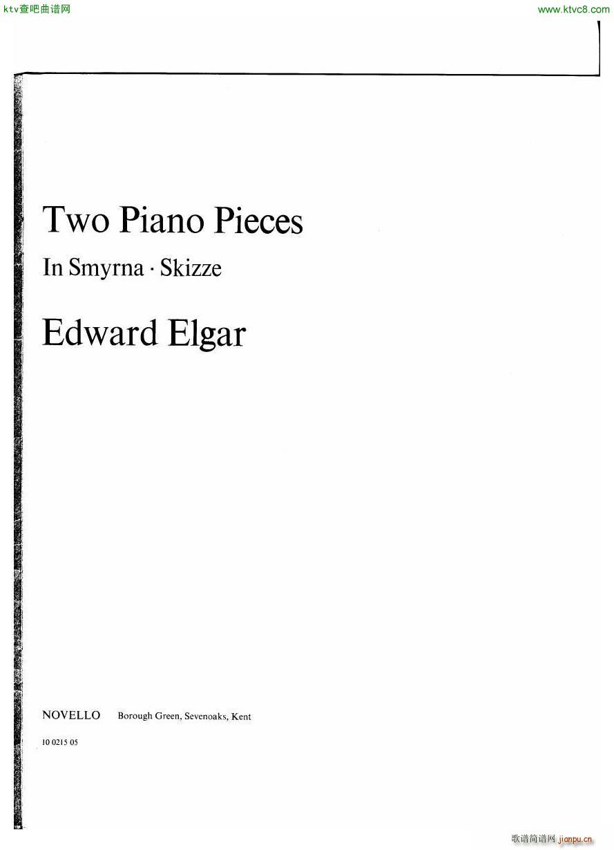 Elgar Two Piano Pieces(����V)1