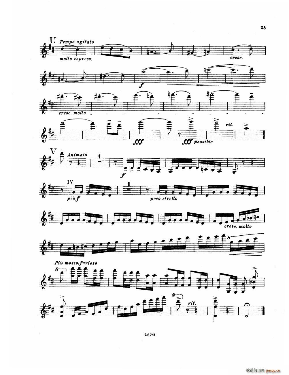 Bowen Suite for violin and piano violin part(����V)25