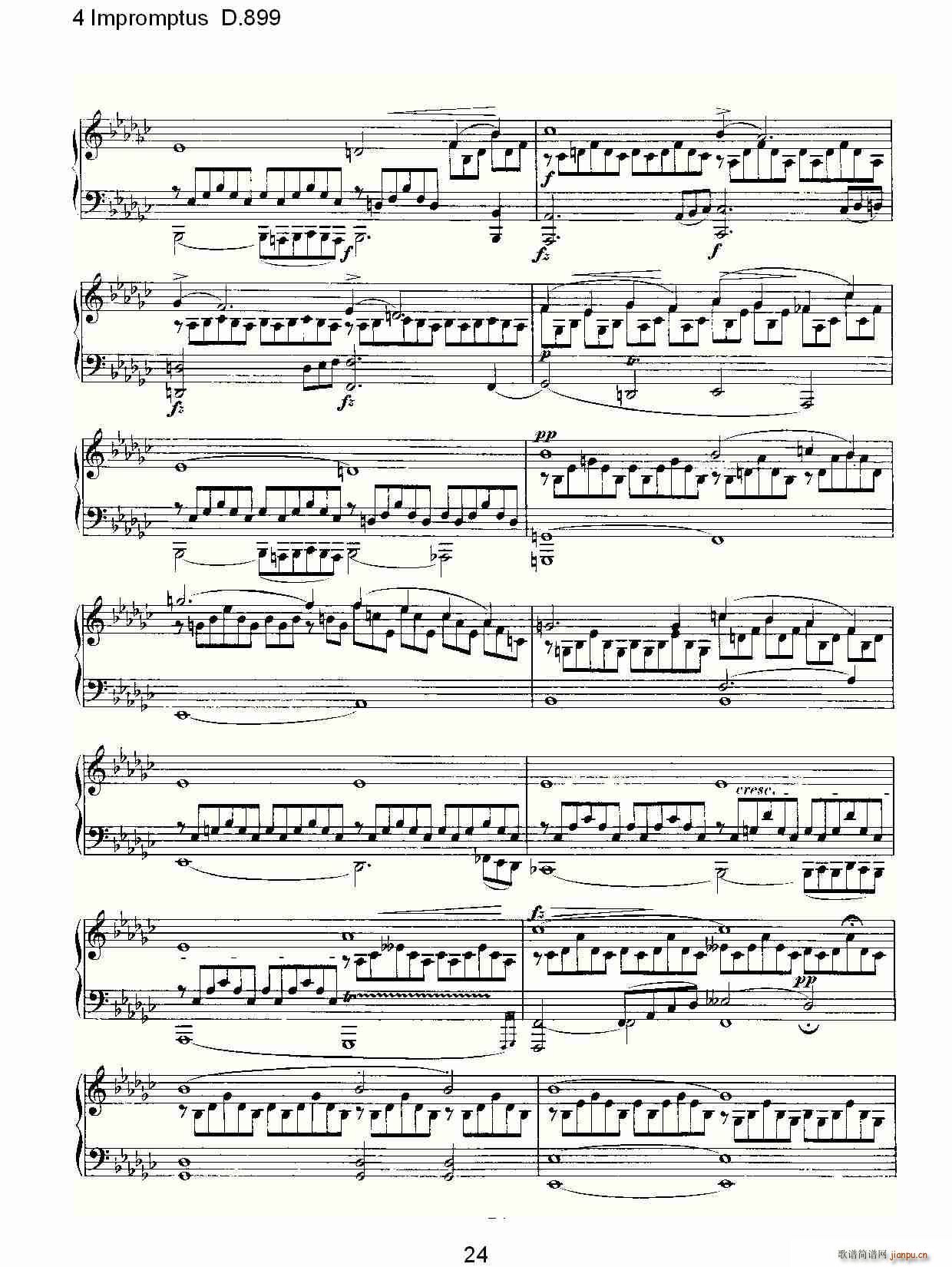 4 Impromptus D.899(ʮ�ּ�����)24