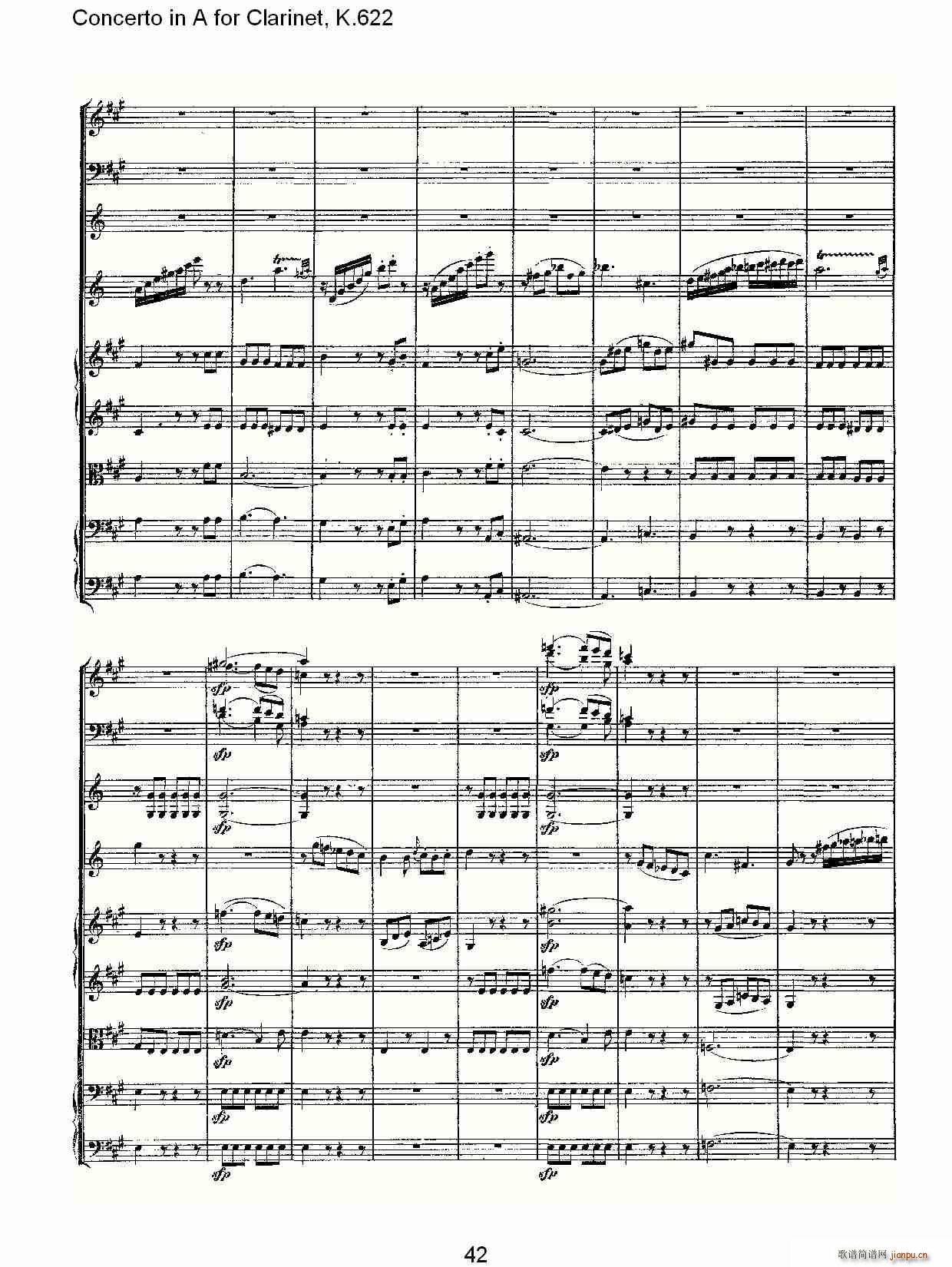 Concerto in A for Clarinet, K.622(�λɹ��V)12