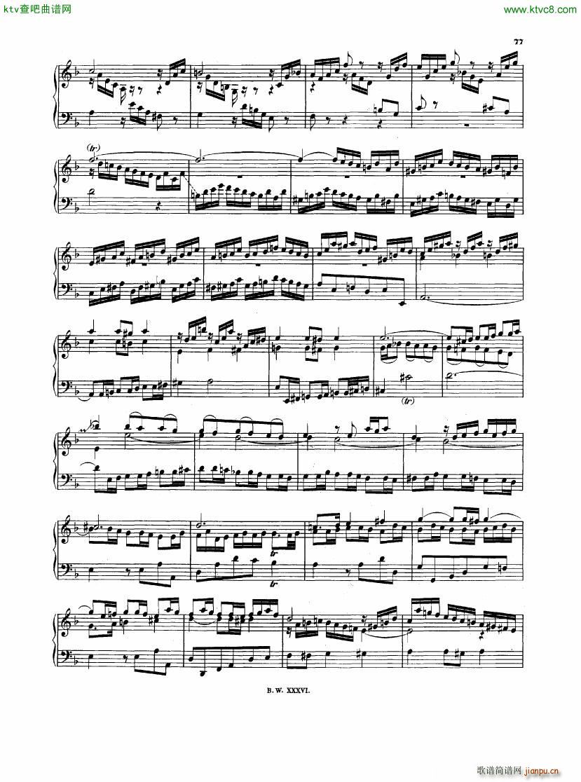 Bach JS BWV 903 Chromatische Fantasie Fuge(����V)7