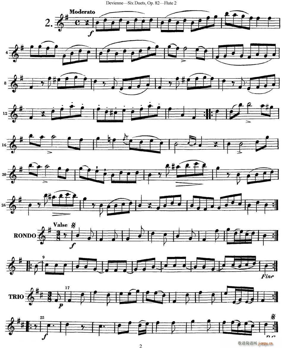 �¾S���{����(g��)�L(ch��ng)�Ѷ�����С��Op 82 Flute 2 NO 2(�Ѻ��V)1