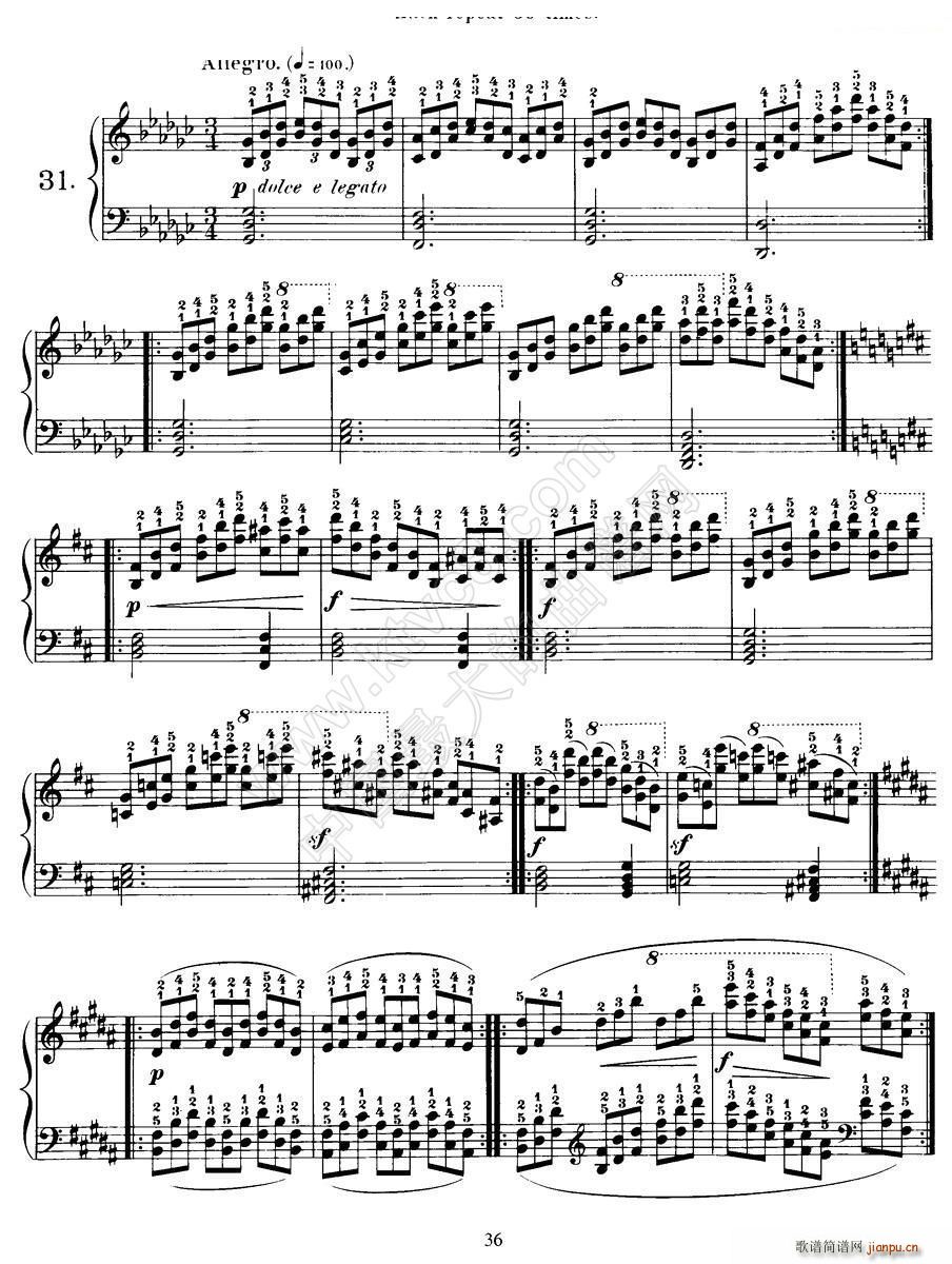 Czerny 40 Daily Exerci Op 337 31 35 40���ճ�Ӗ����(����V)1