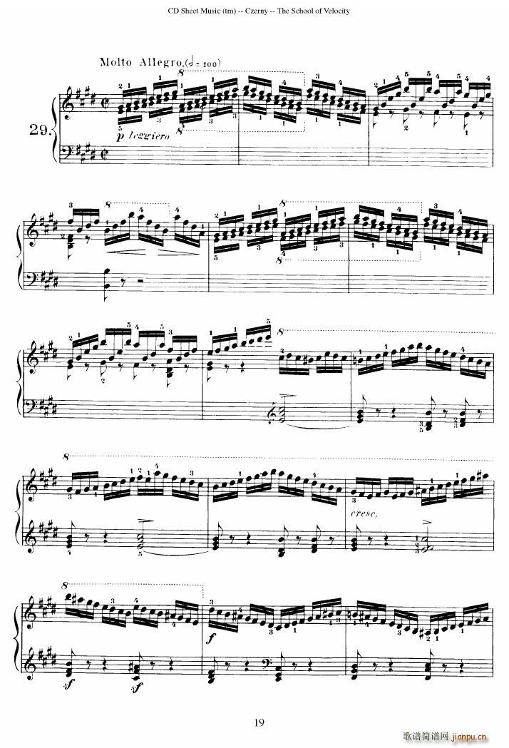 Czerny op 299 Schule der Gel ufigkeit 2(����V)19