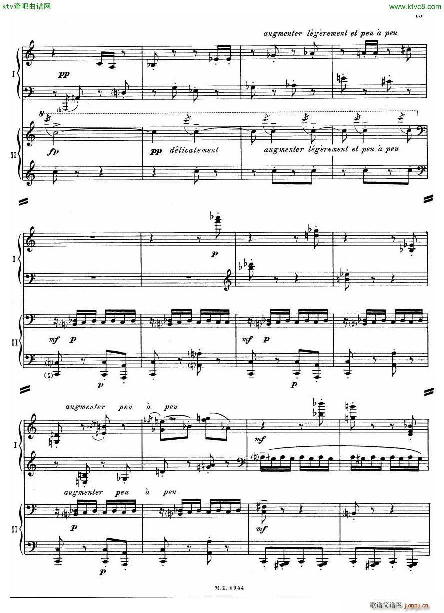 Auric Partita for two pianos(����V)13