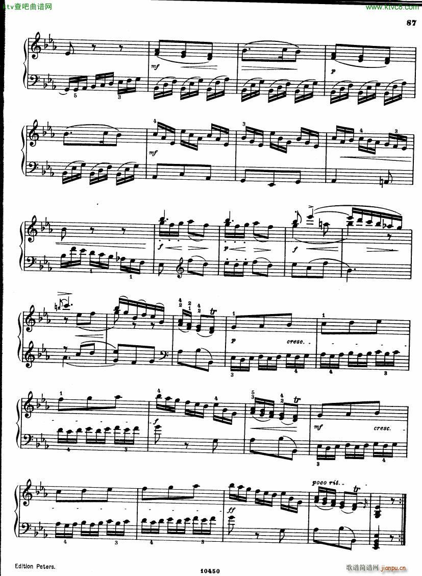 Bach JC op 17 no 3 Sonata(����V)10