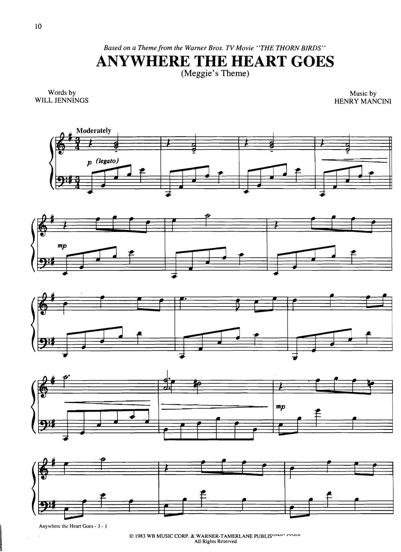 anywhere the heart goes Dan Coates �������{ ��(����V)1