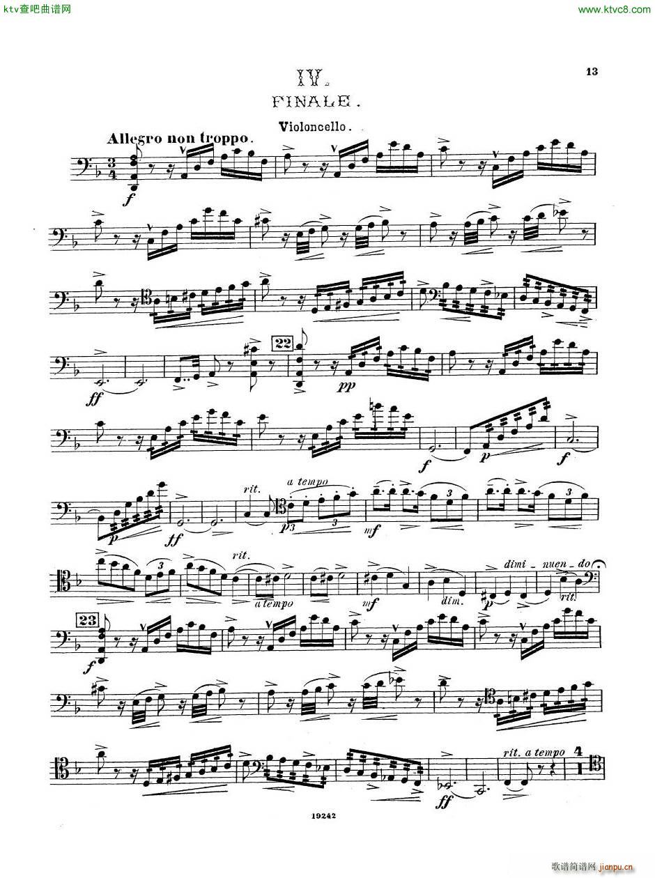 Arensky op 32 Piano Trio No 1 in D minor 1894 ��(����V)45