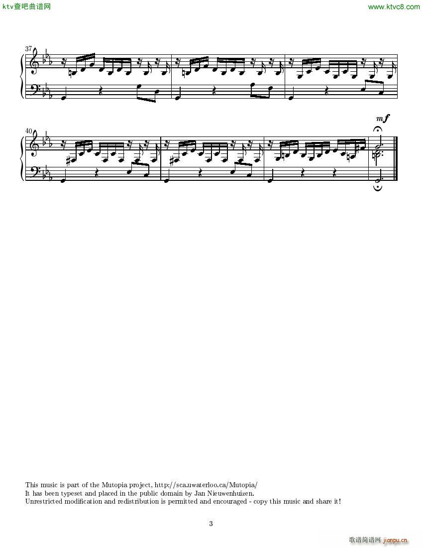 Bach JS BWV 999 Prelude(����V)3
