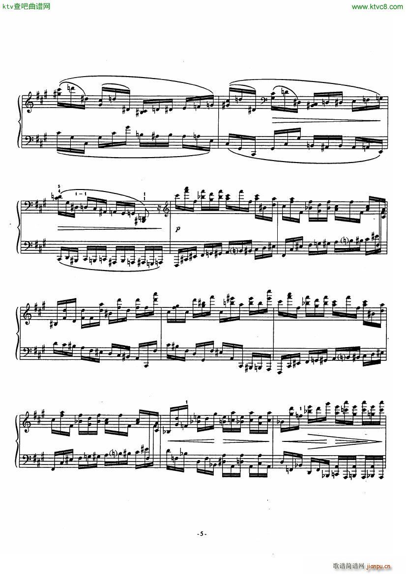 Etude No 10 D apr��s Chopin(����V)5