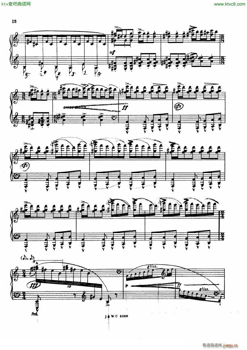 de Falla Fantasia baetica(����V)13