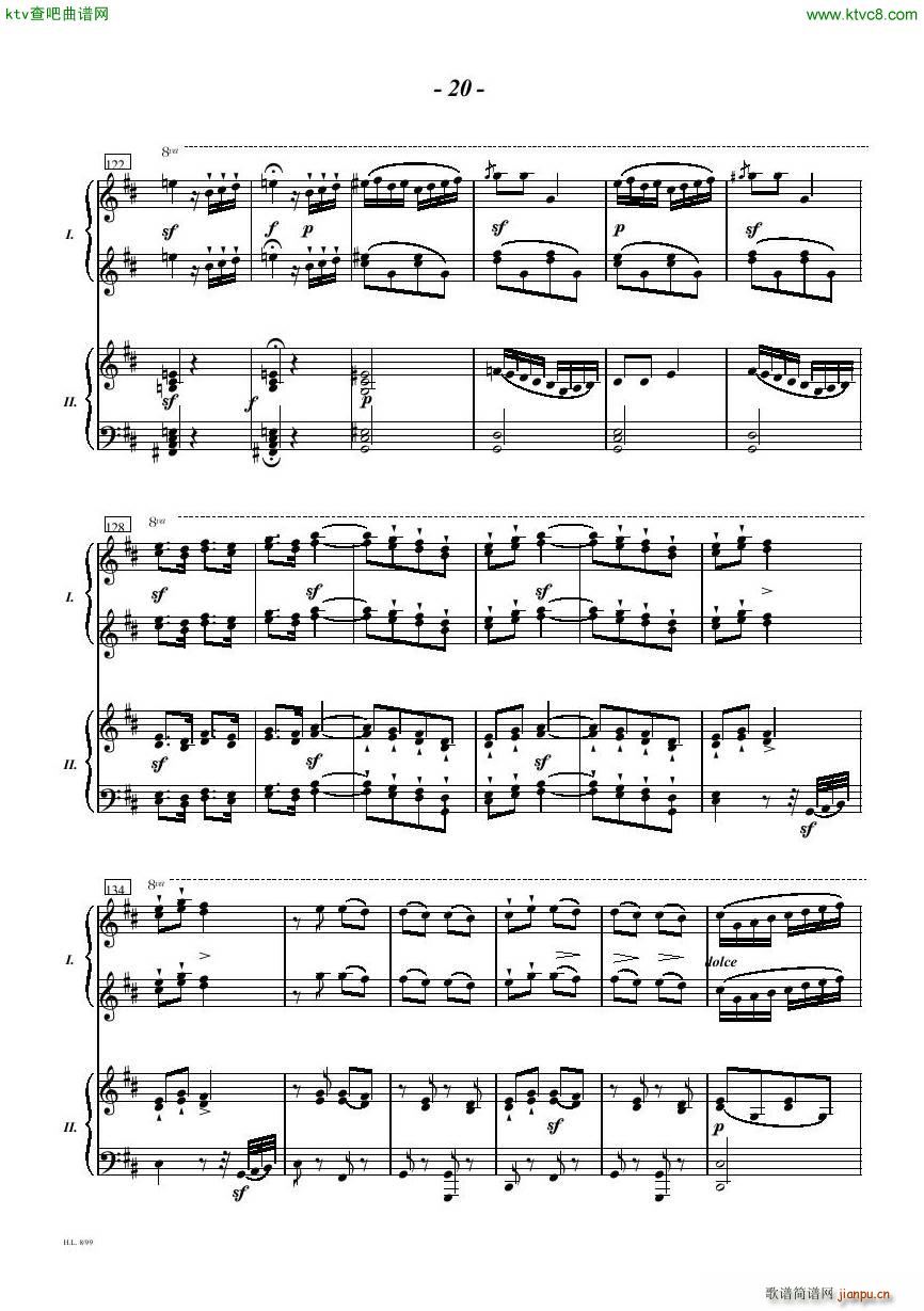 Diabelli Sonata Op33 For Two Pianos(����V)20