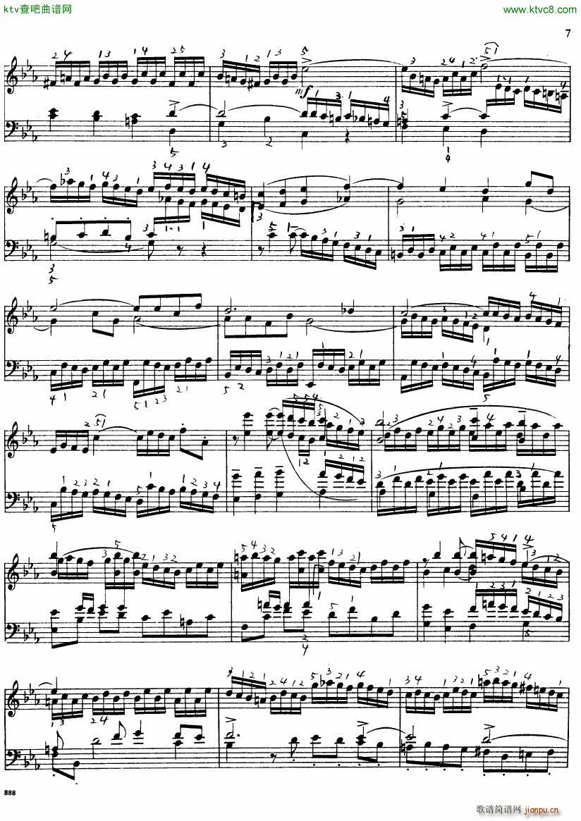 Bach JS BWV 552 Prelude and Fugue in Eb arr Busoni(����V)7
