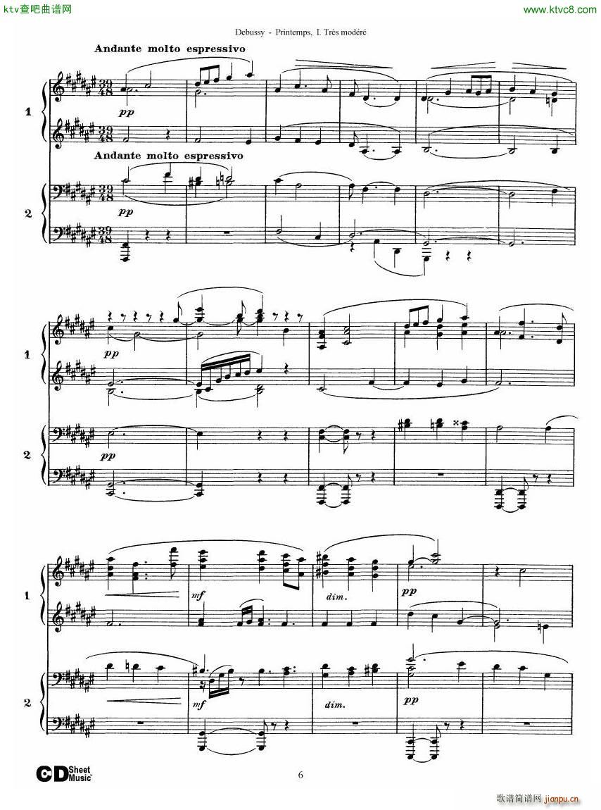 Debussy Printemps I(����V)6