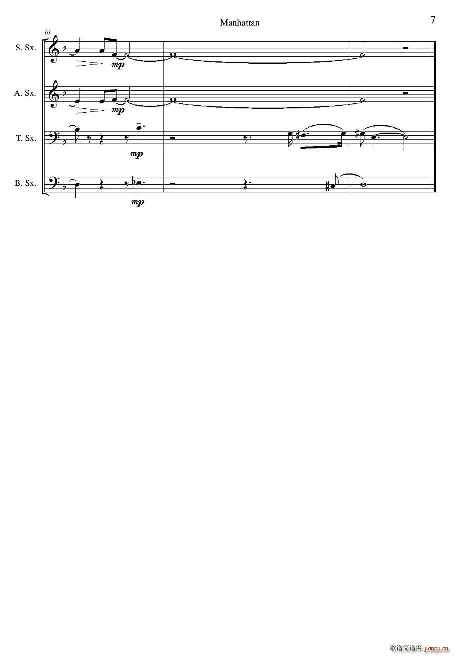 Manhattan score(���V)7