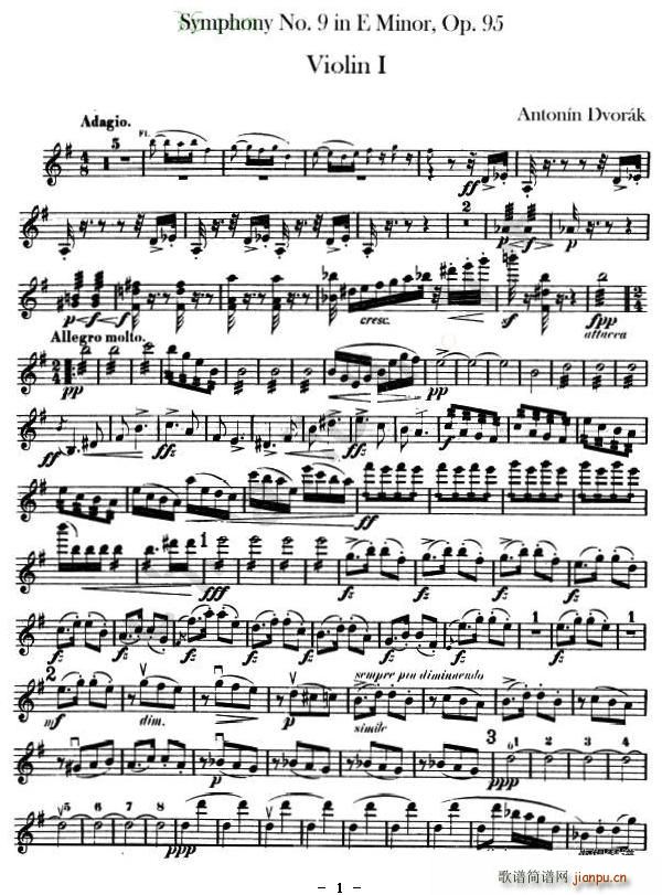 Symphony No.9 in E Minor, Op.95(ʮ�ּ�����)1